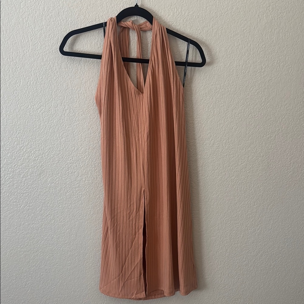 Forever 21 Peach Halter Neck Tunic
